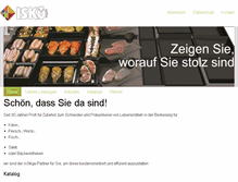 Tablet Screenshot of isko-online.de